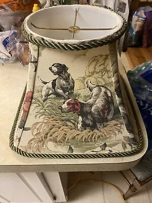 Dog Hunt Lamp Shade Only Hunting Scene Ducks Fabric • $74.95