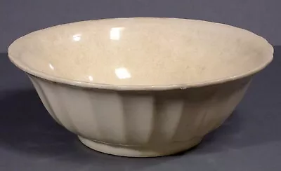 Antique White Ironstone Serving Bowl C R & CO Stained And Crazed ~Farmhouse~ • $58