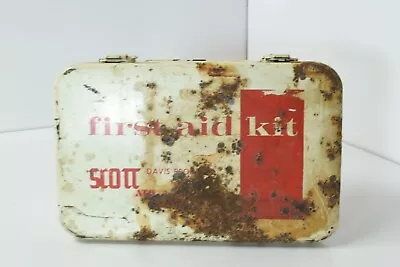 Vintage First Aid Kit Scott Davis Products With Contents • $7.99