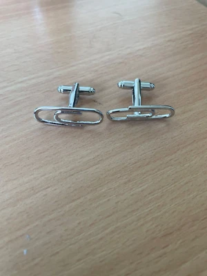 £5.55 • Buy Novelty Paperclip Cufflinks