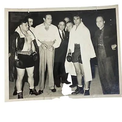 MAX BAER Referee Photograph World Heavyweight Champion Marino VS Collins 1937 • $22.81