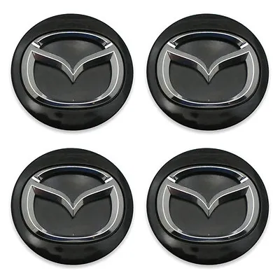 Center Caps OEM 3 5 6 Miata CX3 CX5 CX7 CX9 Mazda BBM2 37 190 Wheel Hubcaps Set • $25.42