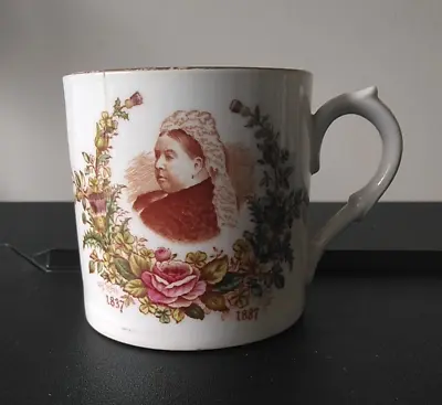 R. H. Plant Queen Victoria Golden Jubilee 1887 Miniature Mug • £15