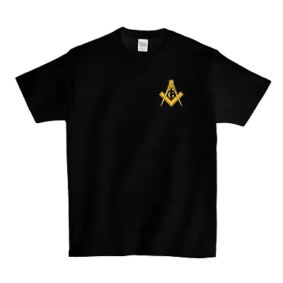 Masonic Chest Logo T-Shirt - Black • $17.95