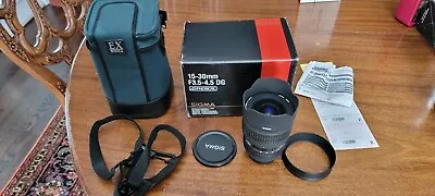  SIGMA 15-30mm F/3.5-4.5 EX DG AF Aspherical Lens For Canon 2562R308 • $130