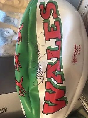 £100 • Buy Gareth Thomas Hand Signed Wales Rugby Ball. Genuine . Collectors Item
