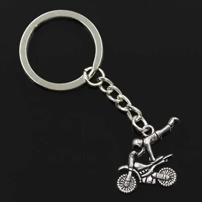 Men 30mm Keychain DIY Metal Holder Chain Vintage Motorcycle Pendant Gift Chain • $9.99