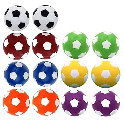 14 Pack Table Soccer Foosballs Replacement Balls Mini Colorful 1.42  Official • $13.99