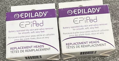 2- Epilady EpiPed Replacement Heads 2 Per Pack • $12