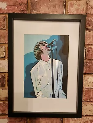 Liam Gallagher Oasis Knebworth 1996 Pop Art Tribute • £3.99