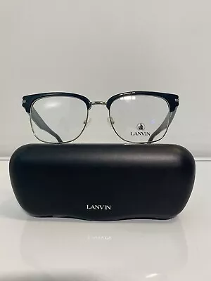 NIB Lanvin 2109 001 Black/gold Plastic/metal  Eyeglasses 53mm • $150