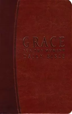 Grace For The Moment Daily Bible: New Century Version Saddle Brown Leather... • $38.59