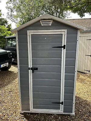 £72 • Buy Keter Plastic Shed Outdoor Garden Tool Storage Unit Cupboard Lockable