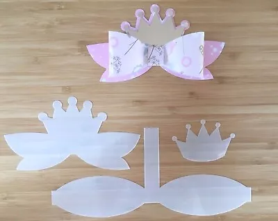 £3.95 • Buy Hair Gift Wrap Bow Making Templates Stencil Princess Bow Maker