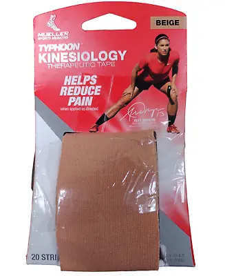 MEDICINE Mueller Typhoon Kinesiology Therapeutic Tape Beige 20 Strips • $27.99