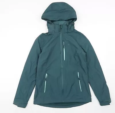 Mountain Warehouse Womens Black Windbreaker Jacket Size 12 Zip • £6.75