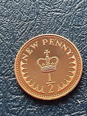 1972 PROOF 1/2p Half Pence New Pence Coin Bunc. • £9.25