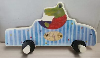 $18 • Buy IKEA Fabler Wall Mounted Children's Clothing Hook Crocodile In Car 21576 30x15cm