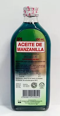 Aceite De Manzanilla 100ml (Pack Of 1) Antiflatulent Expiration 01/2026 • $10.95