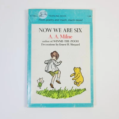 $15 • Buy Now We Are Six A.A. Milne Softcover Book 1955 Winnie The Pooh