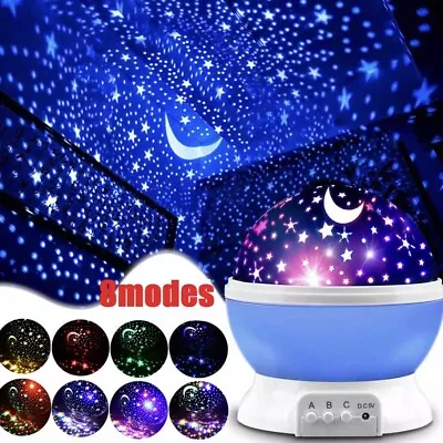 LED USB Star Light Kid Sleep Night Sky Romantic Starry Projector Cosmos Lamp • $11.35