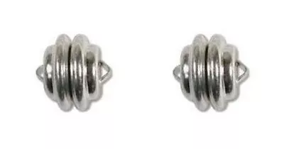 $12.98 • Buy 2 Sets Hypo-Allergenic MAGNETIC CLASPS Mag-Lok 11x11mm No Nickel ~ Super Strong