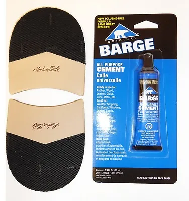 Vibram Italian Men's Dress Shoe Combo/British Heel Repair Kit W/Glue - 1 Pair • $18.39