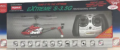 Syma Extreme R/C  S-3.5G Remote Control Helicopter. Brand New! • $29.99