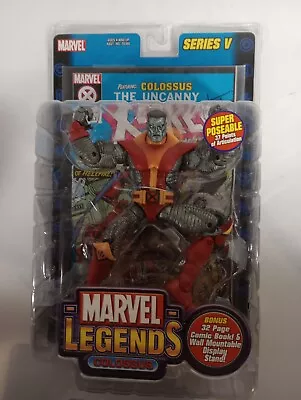 2003 Marvel Legends Series V 5 Colossus Action Figure W/ Comic New • $50