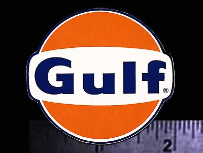 GULF Oil Company - Original Vintage 1960's 70's Racing Decal/Sticker - 2 Inch • $5.50