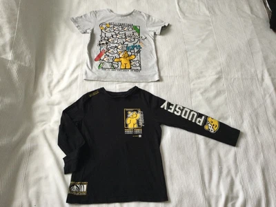 £3.99 • Buy Children In Need Black Long Sleeve & Grey Short Sleeve T-shirts 8/9 Years