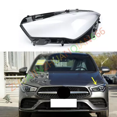 For Mercedes CLA W118 2020-2023 Left Side Headlight Clear Lens Cover + Sealant • $138.57