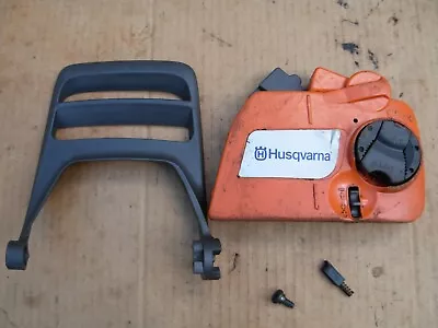 £25 • Buy Husqvarna 240e X-TORQ Chainsaw CHAIN BRAKE /CLUTCH COVER & HANDLE