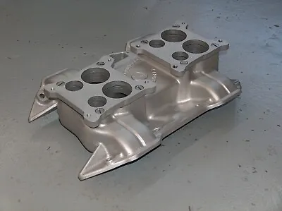 Dodge 383 400 Offenhauser Dual Quad Quadrajet 2x4 Alum Intake Manifold 5607 • $550