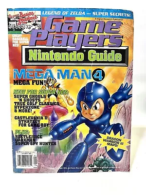 Game Players Nintendo Guide January 1992 Mega Man 4 NES Cover • $11.99