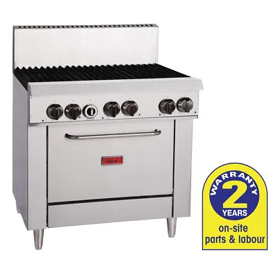 Gas Oven With 6 Open Burners LPG Hotplate Cooktop Range Thor Commercial Kitchen • $4922.78