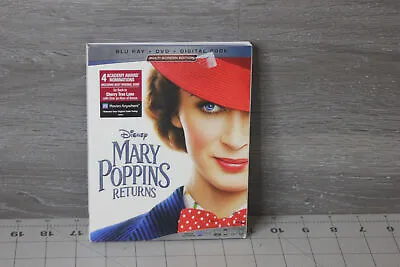 Mary Poppins Blu-Ray  (2018) DVD New Sealed • $6.99