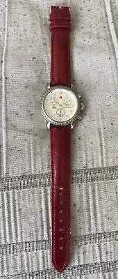 Michele CSX With Diamonds (box/papers Including)/w/red Leather Band • $399.99