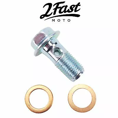 2FastMoto Banjo Bolt M10 X 1.0mm Motorcycle Brake Clutch  02-81025 • $8.44