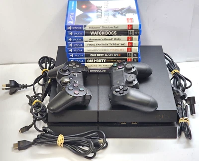 $282 • Buy Sony PlayStation 4 1TB Jet Black Gaming Console With 2XControllers - CUH-1202B