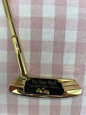 Collectable Gold Plated Walt Disney World Lake Buena Vista Golf Putter • $150