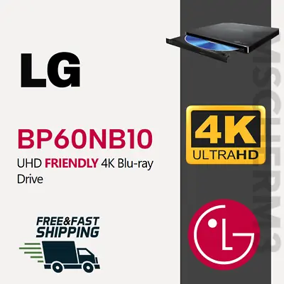 LG BP60NB10 External Slim 4K Ultra HD FRIENDLY UNLOCKED UHD Discs Firmware V1.02 • $320