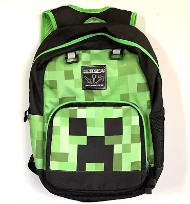 Minecraft Creeper Jinx 16” Fade Tier 1 Backpack With Tablet Laptop Sleeve Mojang • $14.95