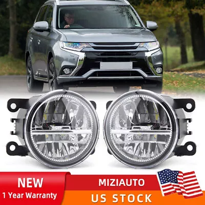For Mitsubishi Mirage Outlander Pair LED Fog Lights Driving Lamps Replacement • $22.91