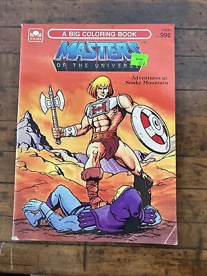 Vintage 1985 Masters Of The Universe Big Coloring Book  • $12