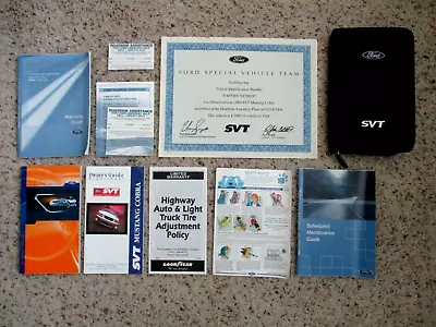 2004 Mustang SVT Cobra Factory Original Owners Manual Set Complete NEAR MINT • $299