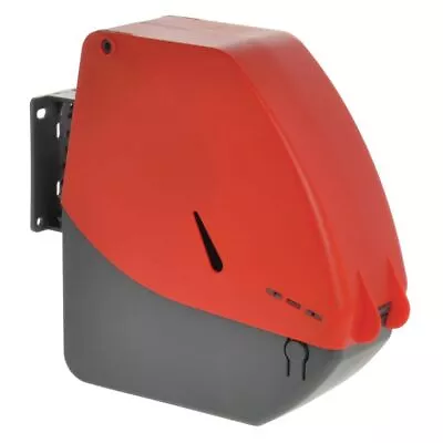 Take-A-Number Red/Grey D90 Ticket Dispenser With Bracket - 3 1/2 W X 11 D X 10 H • $54.32