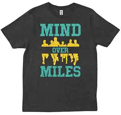 Running Marathoner Workout Fitness Gifts Mind Over Miles Runner Gift T-shirt • $24.99