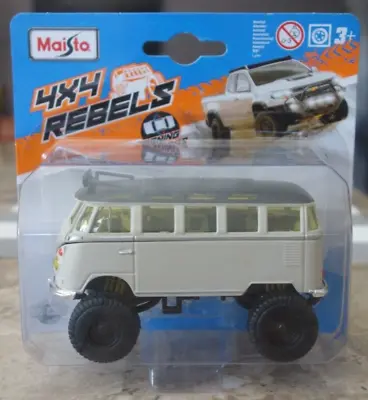 Maisto Volkswagen VW Kombi Samba Bus 4 X 4 Rebels Diecast Combi • $29.99