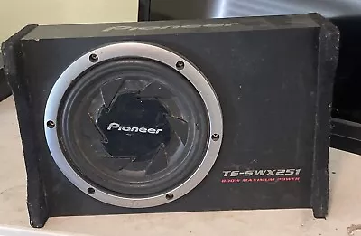 PIONEER TS-SW251 10  Shallow Mount Box Component Subwoofer 800 READ • $29.99